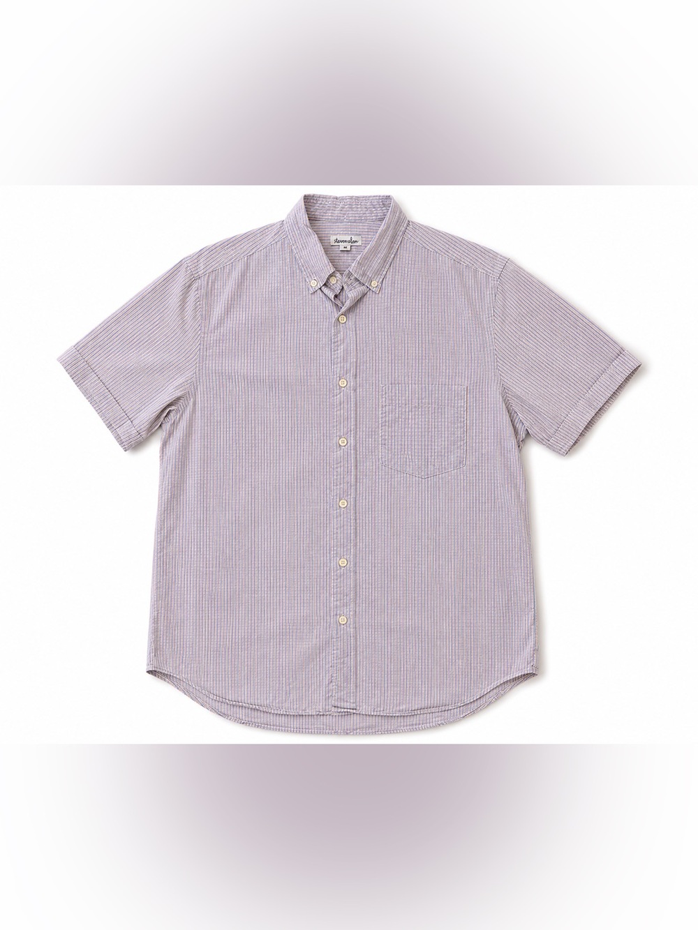 🔥 Steven Alan Men’s Medium Short Sleeve Button Down Shirt Made USA 100% Cotton